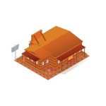 유토이미지 | isometric store building