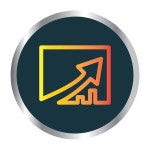 progress growth icon | 유토이미지 | 상세페이지 | 베이직샵 | 일러스트 | 20686681