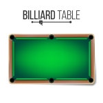 Billiard Table Vector. Classic Green Pool Table. Top View. Isolated Illustration | 유토이미지 | 상세페이지 | 베이직샵... 