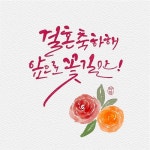 유토이미지 | 상세페이지 | 베이직샵 | 21605107 | 캘리그라피,꽃일러스트,응원문구,메시지