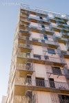 유토이미지 | low angle view of modern building with balconies and windows against sky at Barcode district, Oslo