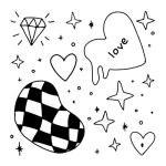 귀여운 일러스트 손그림 | 유토이미지 | 상세페이지 | 베이직샵 | 일러스트 | 21992965