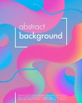유토이미지 | Vector mesh gradient backgrounds with wireframe geometric shapes and futuristic spheres.Abstract illustrations in... 