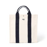 [Good Night & Good Luck굿나잇앤굿럭]Big House Tote_Ecru/Navy [W CONCEPT]