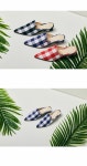 [att.에이티티]Mule Slipper (Blue Gingham) [W CONCEPT]