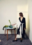 [Moon Lee문리]Wave Long Linen Jacket [W CONCEPT]