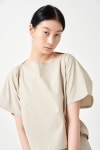 [E-um이음]Square jeogori shirts(Beige) [W CONCEPT]