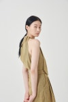 [E-um이음]Dangeui halter neck set up (Top) [W CONCEPT]
