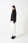 [E-um이음]Curved three tuck pants (White) [W CONCEPT]