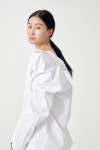 [E-um이음]Unisex line shirts (Black line) [W CONCEPT]