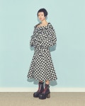 [PUSHBUTTON푸시버튼]CHESS CHECK OFF-SHOULDER JUMPER [W CONCEPT]