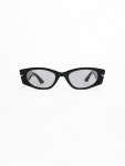 SILVER LINE SUNGLASSES - BLACK/BLACK - W컨셉(W CONCEPT)