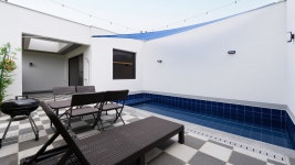 개별수영장과 온천노천탕이 있는 숙소 | 도화온천풀빌라 게르마늄온천3관, 전라 - 여기어때 특가