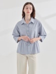 오픈카라 7부 스트링 셔츠 KOBLP352(2 colors)