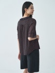 [지센] (2컬러) 도트 러플 카라 블라우스 LFWSO413