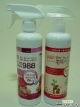 바이오988(영양제)+클린팡(살균제)각500ml 2개1셋트+농장용완효성비료250g 무료증정 식물관리/보호제