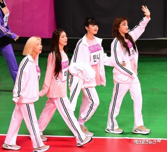 (여자)아이들 '우리가 왔다'(아육대)[엑's HD포토]