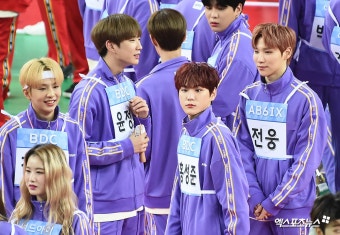 BDC, 첫 '아육대' 소속사 선배들과 함께 참석[엑's HD포토]