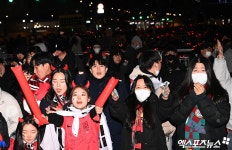 눈이 와도 대~한민국[포토]