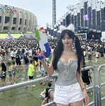 BJ 박민정, 워터밤서 힘든 모습…물 많이 맞고 기절 BJ 박민정, '워터밤'서 힘든 모습…"물 많이 맞고 기절"