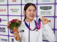 정의선 회장님과 한잔하고 싶어…AG 은2 동1 소채원, 金 없지만... 은2 동1&#039; 소채원, 金 없지만 웃었다  [항저우 인터뷰]