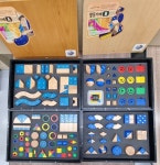 [중고샵] 오르다 자석가베 흑목각 활동가베 A, B - 4박스 , 가이드 2권 **단순반품 절대 불가** - 예스24 [중고샵]오르다 자석가베 흑목각... 