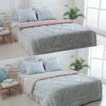 [CHEZMOI] 쉐모아 콜로뉴 마이크로 차렵이불 3종세트 Q - 예스24