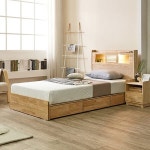 고무나무 LED 서랍수납 슈퍼싱글침대프레임 원목침대 | 0 | 주식회사 심우 - 예스24