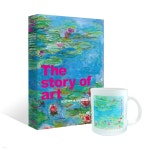 [예스리커버] 읽기만 하면 내 것이 되는 1페이지 미술 365 + 모네 무광 글라스 머그 - YES24