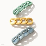 제이로렌 H0593 파스텔 체인 헤어 자동핀 - 예스24