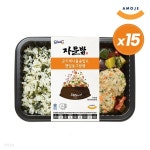 [아모제] 자문밖 곤드레나물솥밥&깻잎동그랑땡 냉동 도시락 230g x 15개 - 예스24