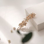 제이로렌 골드 나뭇잎 큐빅 포인트 헤어핀 H0631 - 예스24