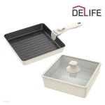 [디라이프] 부오노 사각냄비 올인원세트 (DLA-GP22/분리세척가능/불에 타지않는 안전한 냄비) - 예스24