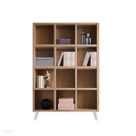 엘리스 4단1200 다리H책장 아카시아 | 책장 | 주식회사 라레스가구 - 예스24