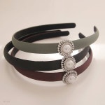 제이로렌 진주 큐빅 캐스팅 셋팅 공단 헤어밴드 H0679 - YES24