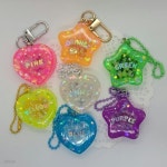 형광 미니 하트 별 쉐이커 키리 - 예스24