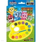 엽서 물감색칠 - 미니 특공대 애니멀트론 | 유아놀이북 | 주식회사 퍼즐사랑 - 예스24