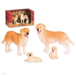 [테라] 강아지가족4피스 / 실제같은 동물 피규어 | (주)키움하우스 - 예스24