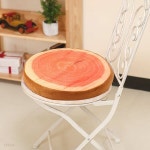 숲속 통나무 방석(31x4cm) 과일 의자 쿠션방석 - YES24