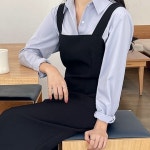 [블루링스] 모리지 단정코디 롱원피스 (블랙) BL-031327 | 원피스 | 주식회사 이픽월드 - 예스24