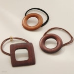 제이로렌 우드 도넛 라운드 네모 헤어끈 H0812 - 예스24