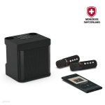 몽크로스 MSDM-KC30 블루투스 노래방 듀얼 무선 마이크 스피커 가정용 휴대용 캠핑 차박 노래반주기 | JENP - 예스24