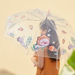 오션바이브 투명우산_어피치 | 카카오프렌즈 | [공식몰]카카오프렌즈 - 예스24 오션바이브 투명우산_어피치 - 예스24