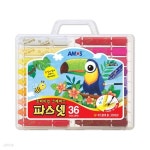 스쿨문구 아모스 파스넷 크레파스 36색 세트 - YES24