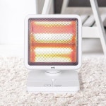 [이엠케이] 미니 컴팩트 전기 풋히터 (EK-MH1522WH/각도조절) - YES24