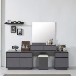 내맘대로 폭조절 서랍화장대 (2x1) (그레이) | 비투비월드 - 예스24