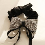 제이로렌 블랙 리본 큐빅 스크런치 H0928 - 예스24