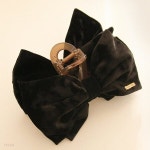 제이로렌 벨벳 빅리본 한머리 올림 헤어 집게핀 H0933 - YES24