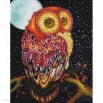 행운의 달빛 부엉이 (캔버스) 보석십자수 40x50 | 주식회사 퍼즐사랑 - 예스24