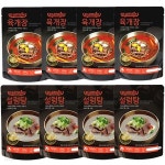 [한끼식당] 육개장550gx4팩+설렁탕550gx4팩(레토르트) - YES24